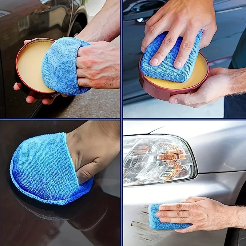 Wax Applicator Pad - Kit de 8 tampons applicateurs de