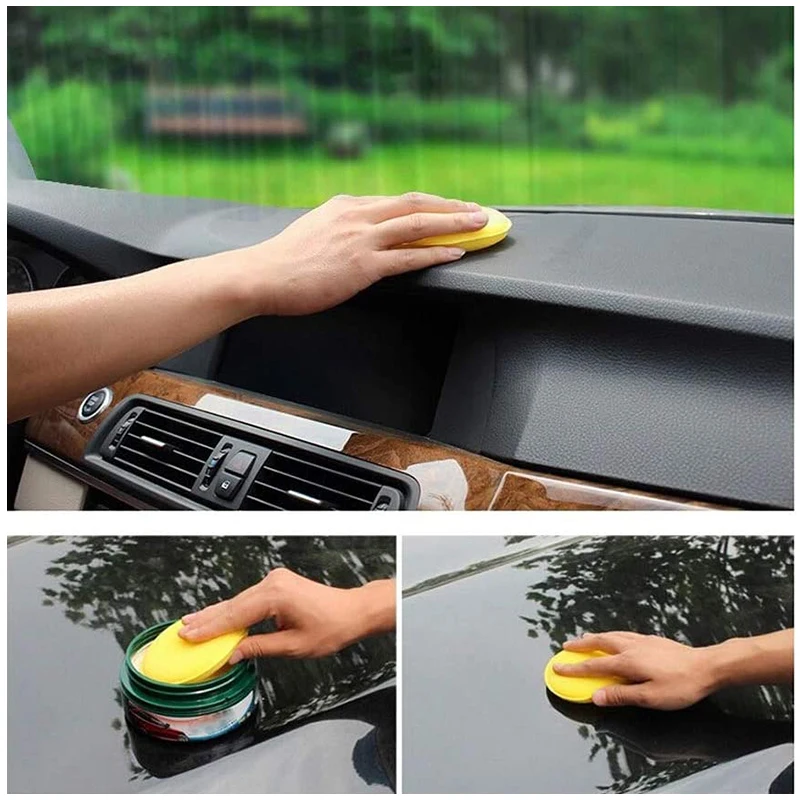 Lot de 12 éponges rondes en mo - Wax Applicator Pad avis et prix