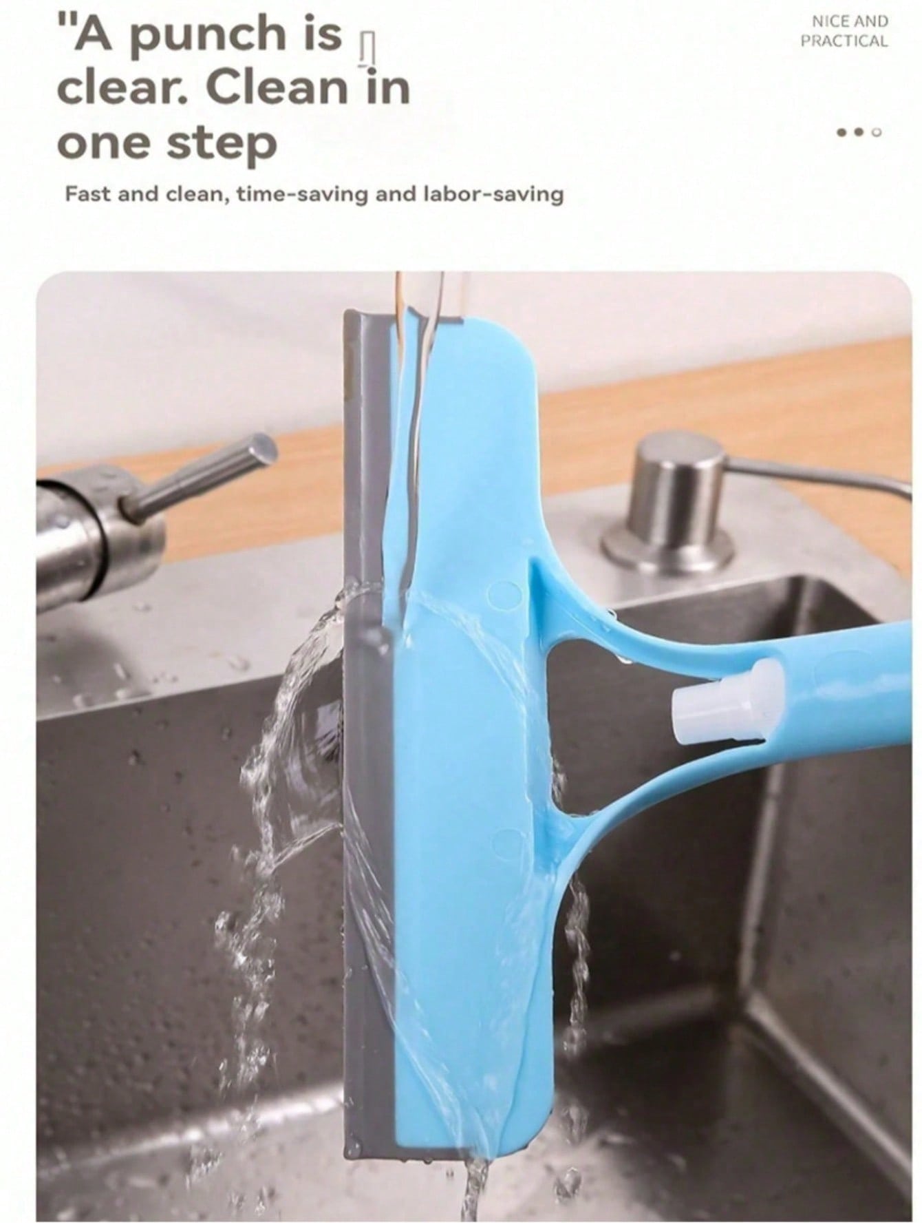 Raclette à vitre 3 en 1 avec v - Glass Cleaner Streak avis et prix
