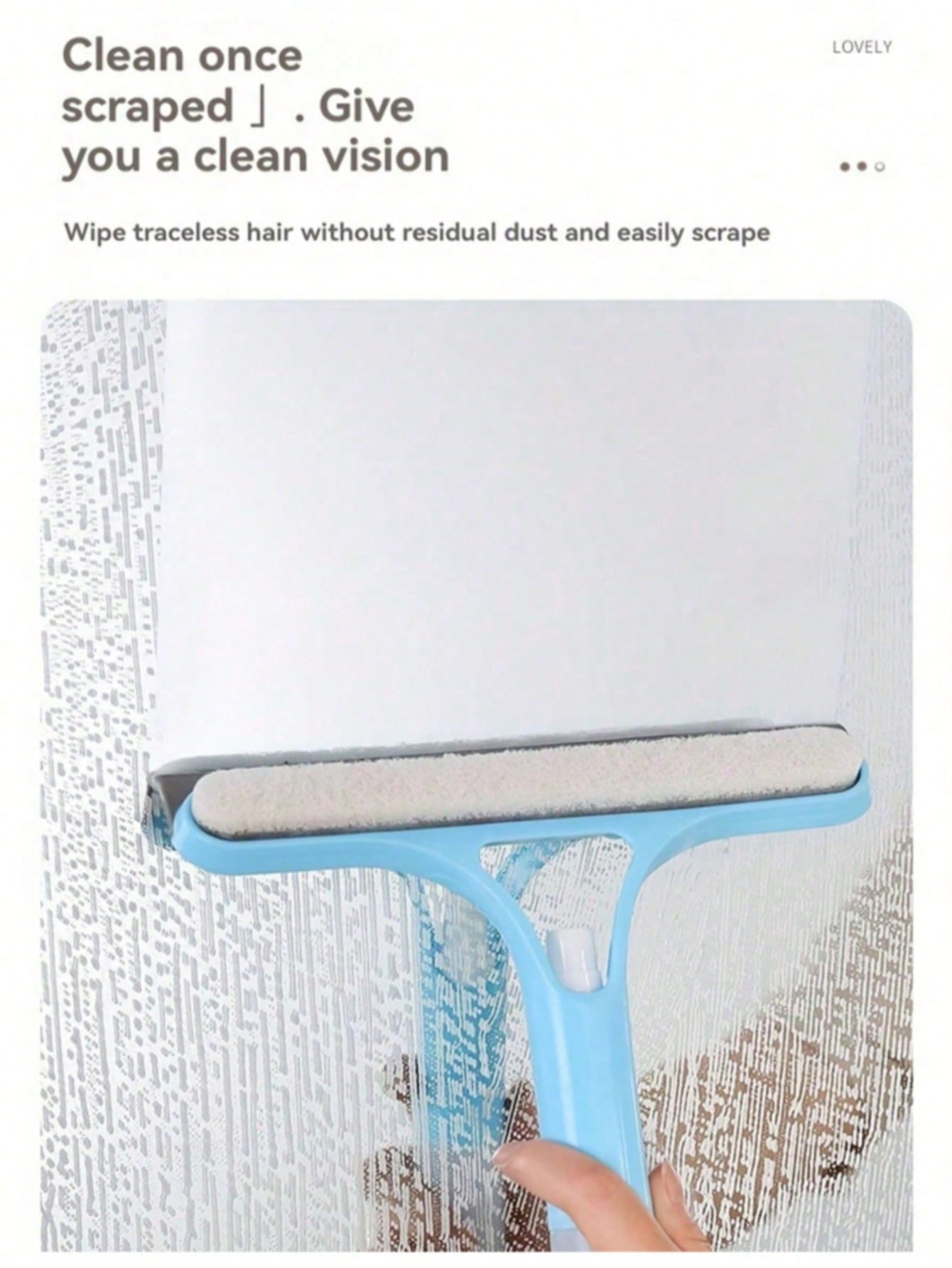 Raclette à vitre 3 en 1 avec v - Glass Cleaner Streak avis et prix
